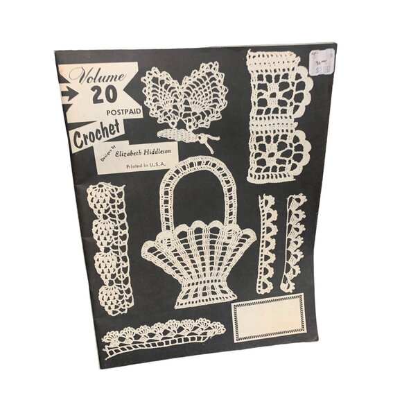 Vintage Crochet Pattern Book Volume 20 By Elizabeth Hiddleson - Picture 1 of 2